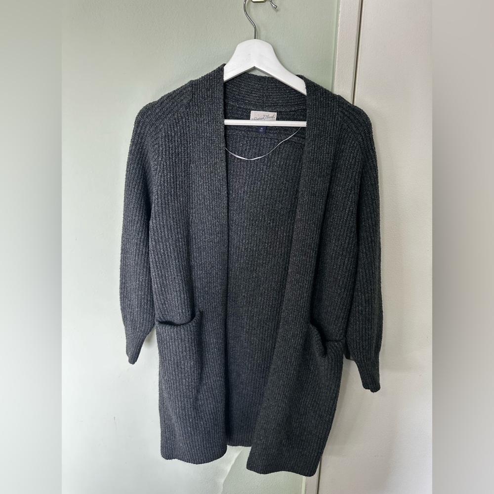Universal Thread Charcoal Open-Front Cardigan